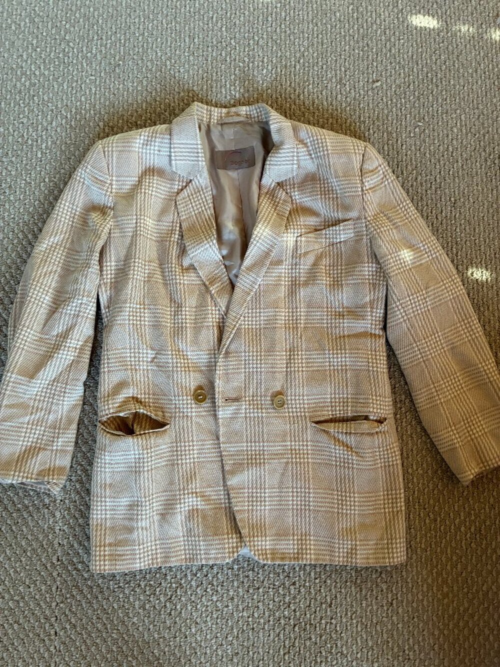 Vintage Bogner 80s Blazer West Germany Medium Double Breasted